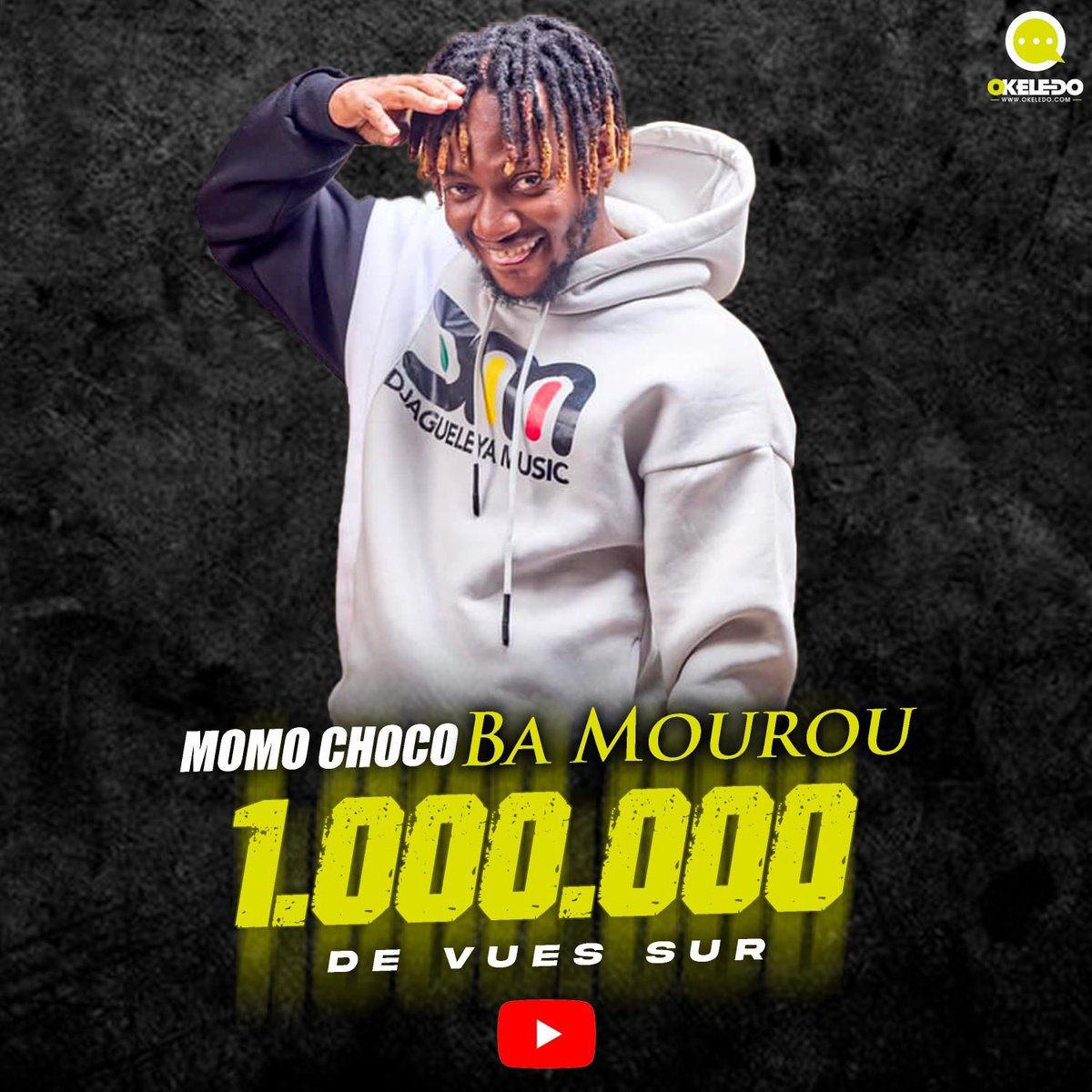 Okeledomag's tweet photo. La loi du "Bamourou" de l'artiste Momo Choco a été voté et adopté par 1M de fans qui pensent tous que danser jusqu'au petit matin sur une belle mélodie de Djigui Tounkara vaut mieux que i kan ka tiguè ni Bamourou yé.
🔗https://t.co/gi5tOMzNzN
#momochoco #okeledocelebrationvue https://t.co/sxyJgefPZH