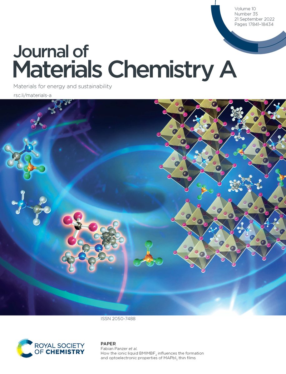 Uh yeah, Simon's first first Author Paper now published in <a href="/JMaterChem/">J. Mater. Chem. family</a> A, including Front Cover! Super well done Simon and also congrats to the whole team involved 🐢🥰 pubs.rsc.org/en/content/art…