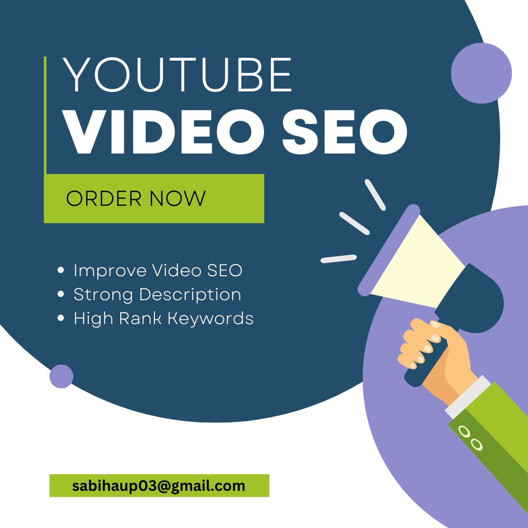 SABIHA_seo's tweet photo. Have you been looking for a skilled person for your Youtube Video Ranking? I will help you to grow and rank your channel by optimizing your videos.
Click my link: https://t.co/ncdnb0OTOJ
#videoseo #ytseo #seoexpert #youtubeseo #digitalmarketing #SEOservices #marketing #rankseo https://t.co/xXxp6c2d2Z