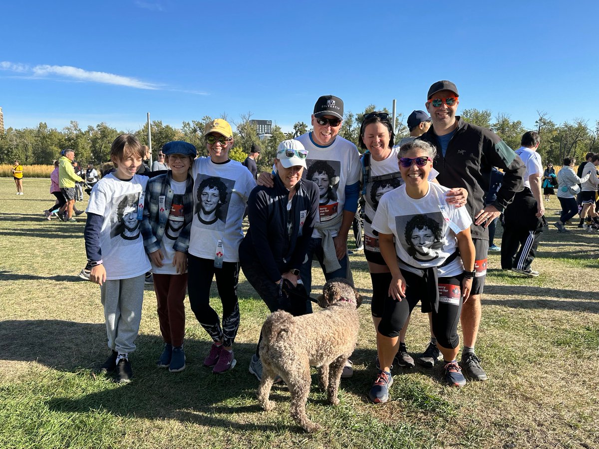 juliawriter's tweet photo. Ran it! And raised 8x our goal amount. 🥰Huge thanks to everyone who supported Team Dan's Fans for this year's #TerryFoxRun. https://t.co/klOH2NE2hB