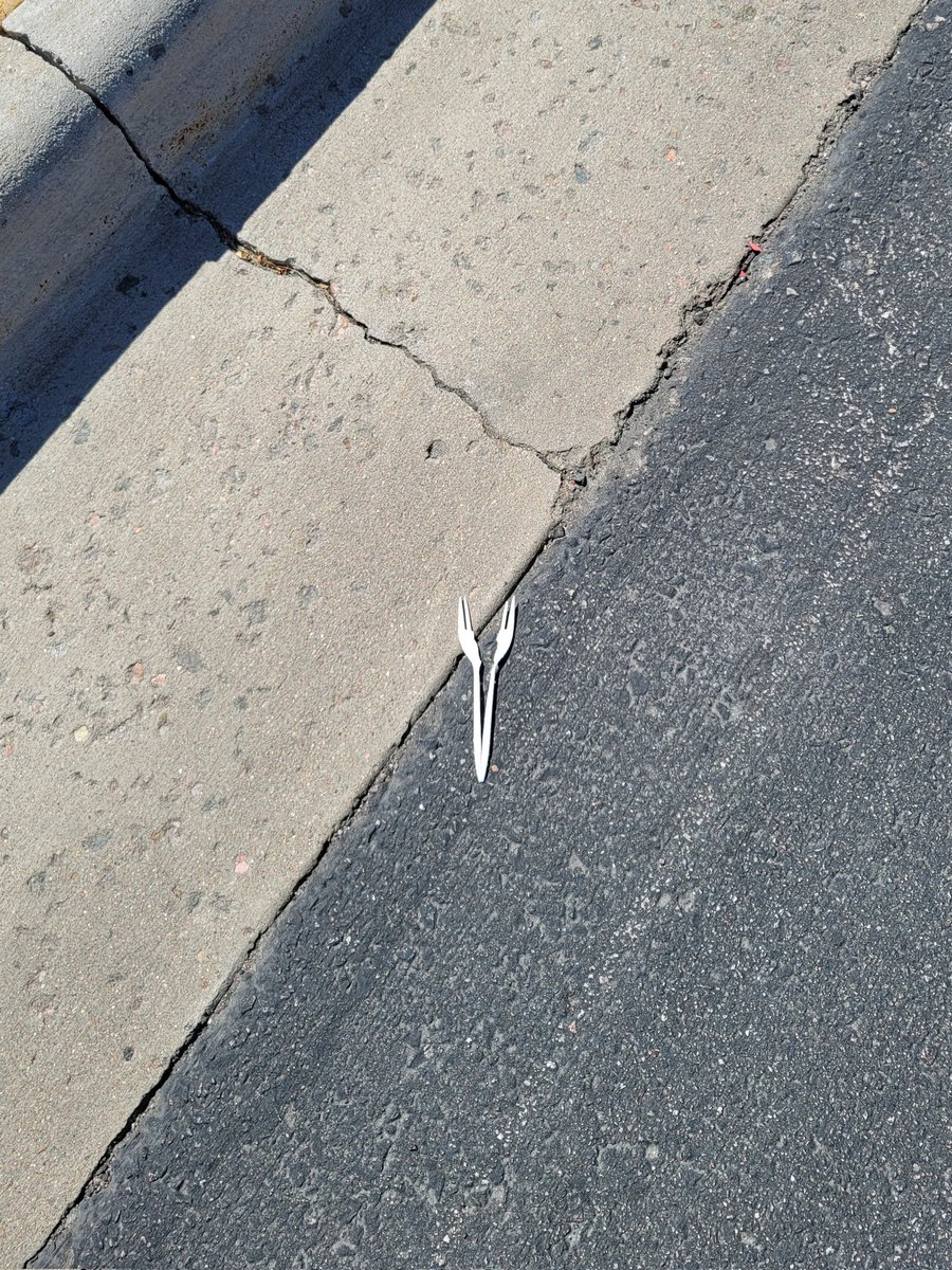 (cautiously) looks like there's a forked fork in the road