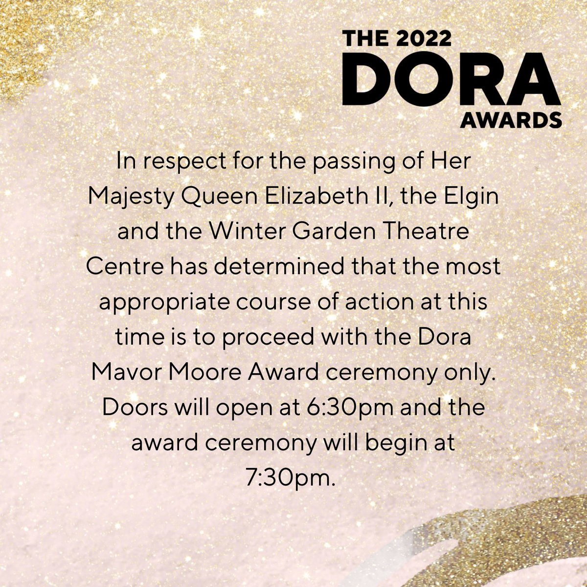 ‼️ An important #Doras2022 After Party update ‼️