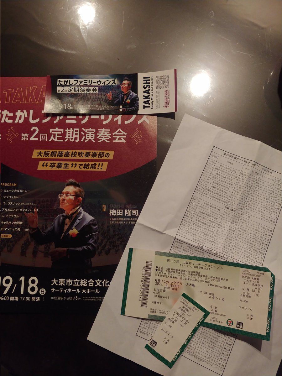 gotoland's tweet photo. 吹奏が好きになったきっかけは今年元日に偶然YouTubeで観た大阪桐蔭13期生の卒業公演でした。生で観たかったと時間が戻って欲しかった。が、今日卒業生による公演で夢が叶いました、感激。感激度でいうと20年に1度レベルでした。
#吹奏楽 #大阪桐蔭 #大阪桐蔭吹奏楽13期生 #たかしファミリーウインズ https://t.co/ojaRk2D0f9