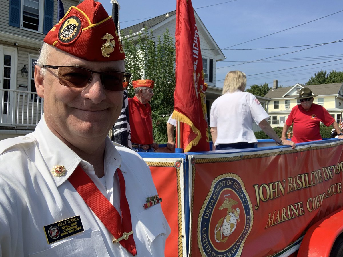 WHSTerrell's tweet photo. Busy weekend! MIA POW vigil in Metuchen; Chowicki Track dedication @ WHS; WSD @ St James Street Fair; & the John Basilone parade w/the Marines in Raritan. #MIAPOW #wsdnj #WeAreBarrons #USMCvets https://t.co/jcJgq5L95k