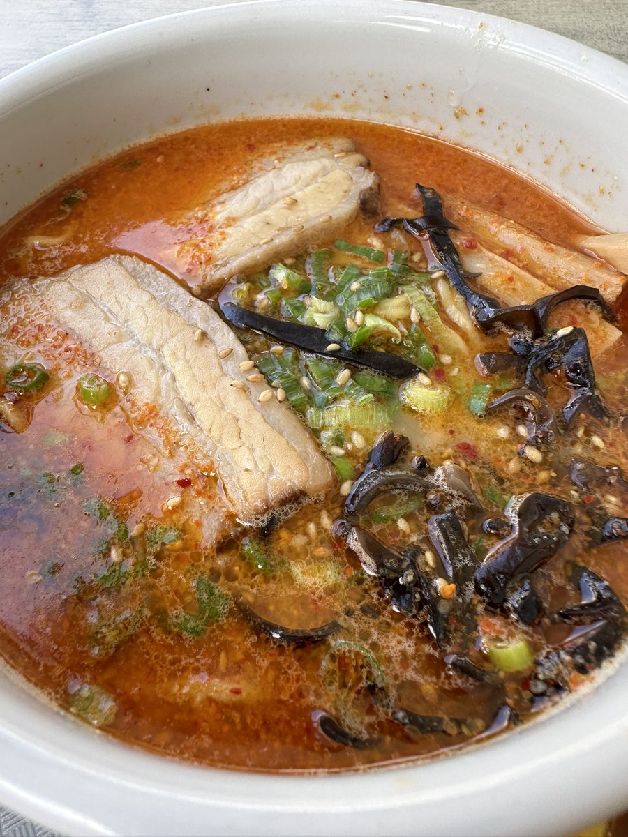 RamenX's tweet photo. Lunch time Spicy Miso #ramen https://t.co/lZefiUuckm