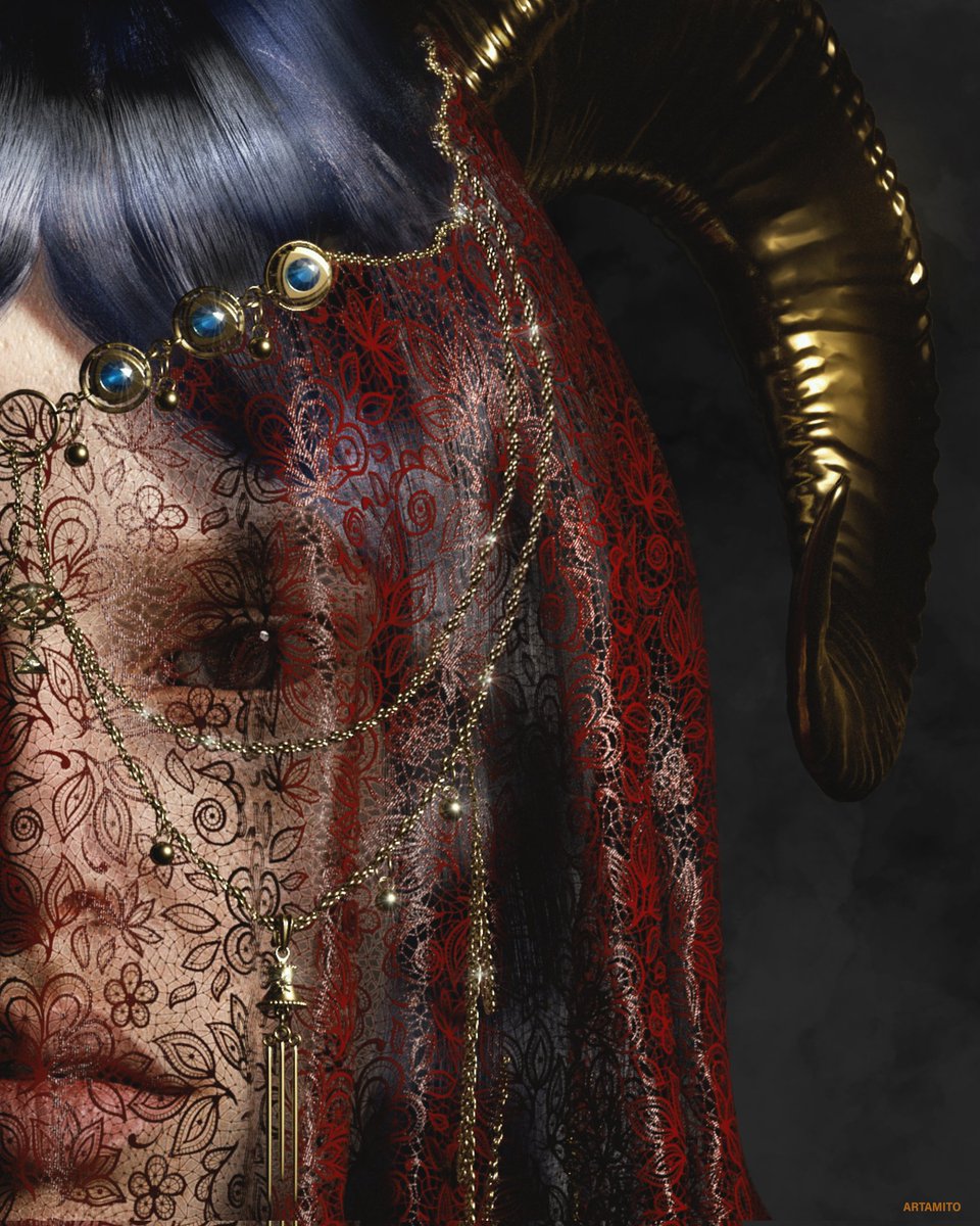 Artamito's tweet photo. More details of my recent 3D portrait "Hidden truth".
.
Thanks for your support 💙
.
#artamito #3D #3drender  #digitalportrait #Trending #3dmodeling #3Danimation #nftart #zbrush #characterart #3dart #NFTartist #DigitalArtist #NFTCommunity https://t.co/KWoVwWg6sb