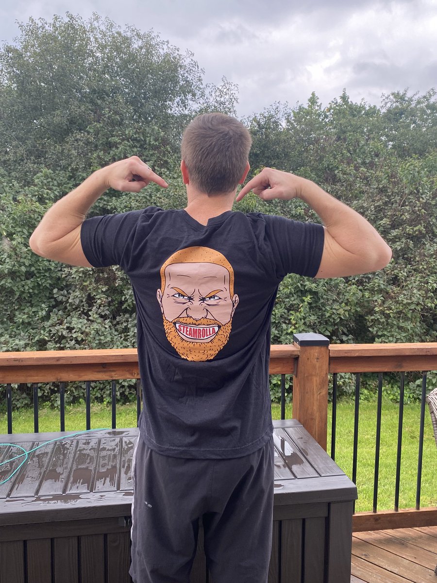 delorbre's tweet photo. Lets gooo!! I won my first piece of MMA merch. @SteamRollaa really is a man of the people. Rollin with Team Steam for life now haha @millionsdotco #TeamSteam #LFG #TeamRollas #ForThePeople https://t.co/7ZBkqDyz7c