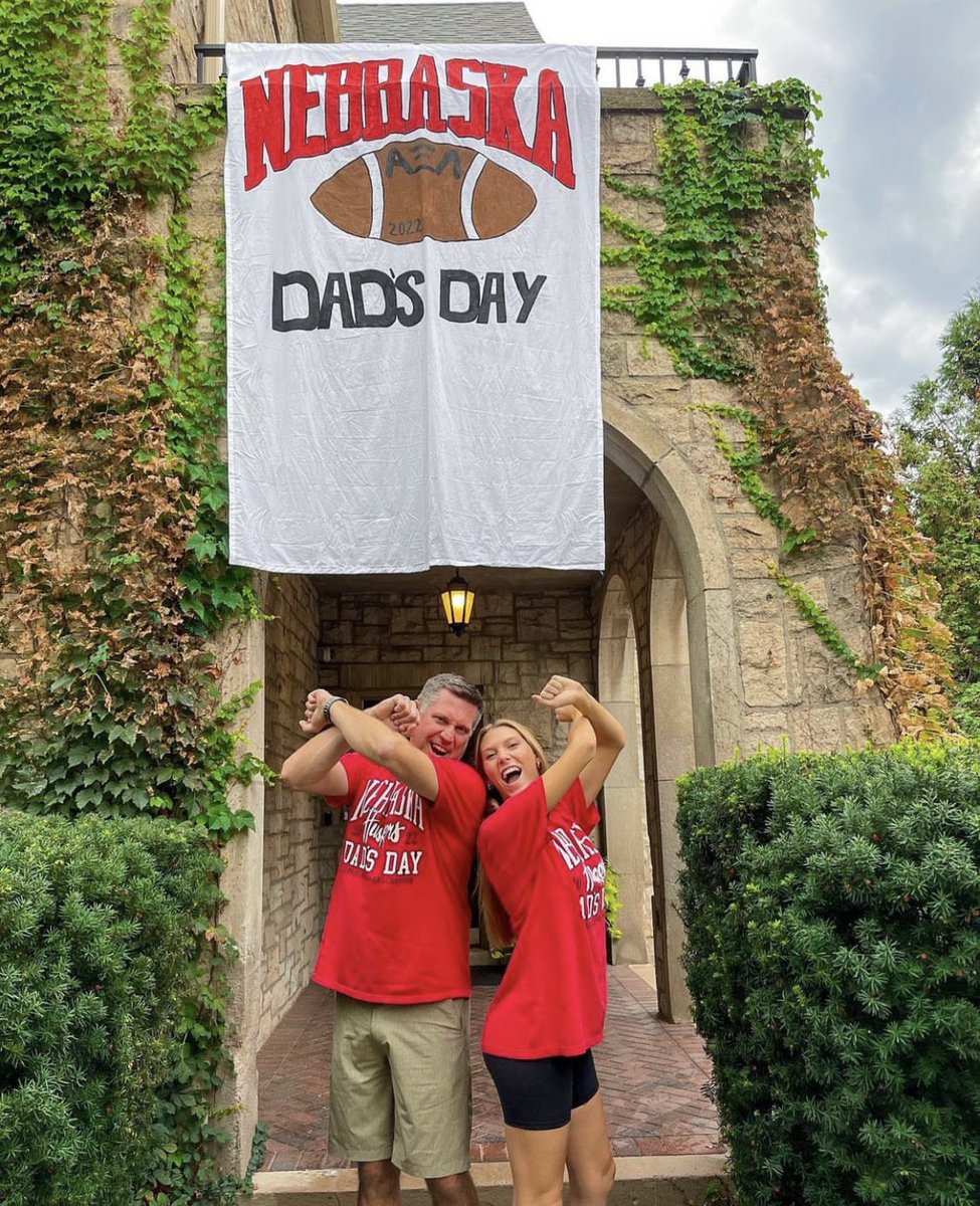 GAME DAY &amp; DAD’S DAY‼️☺️🖤🌽🏟️

Now this is how you do Husker Gameday - cheer on the Huskers with your Dad!

#GBR #HuskerNation #CFB