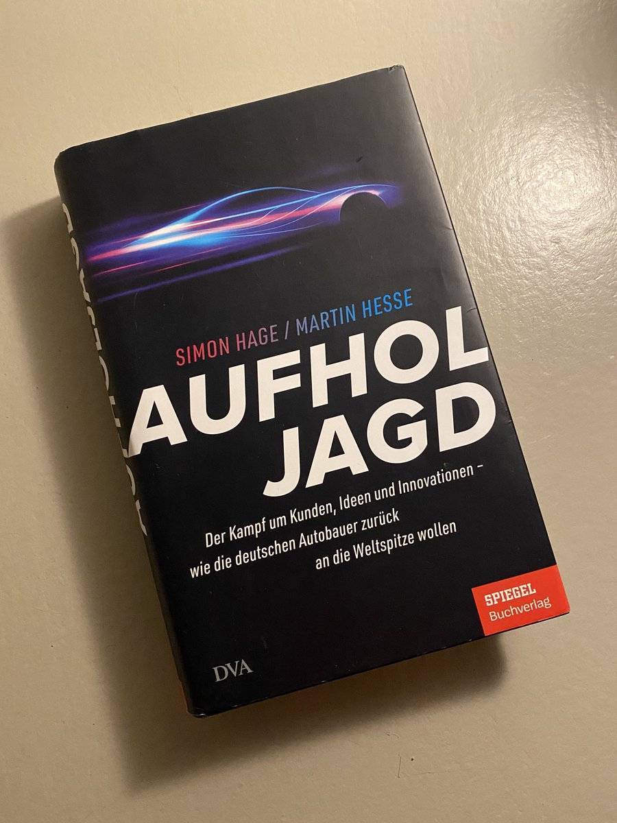 Anja Hendel (@anja_hendel) on Twitter photo #weekendread
<a href="/SimonHage7/">Simon Hage</a> und <a href="/hessemartin1/">Martin Hesse</a> schreiben in ihrem Buch #Aufholjagd über die Entwicklungen uns Herausforderungen der Automobilindustrie. #weekendread
<a href="/SimonHage7/">Simon Hage</a> und <a href="/hessemartin1/">Martin Hesse</a> schreiben in ihrem Buch #Aufholjagd über die Entwicklungen uns Herausforderungen der Automobilindustrie.