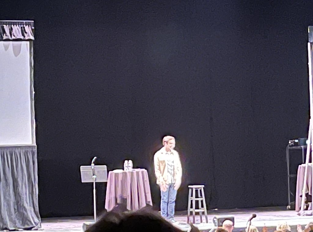 squiii's tweet photo. After all these years, only a couple so so pics bc I didn’t want to be disrespectful. But clearly the highlight of my summer💙 thank you @tyhenrymedium and sweet @TheresaKoelewyn what a joy! @atProctors #lifeafterdeathwithtylerhenry https://t.co/gV14yA6ebQ