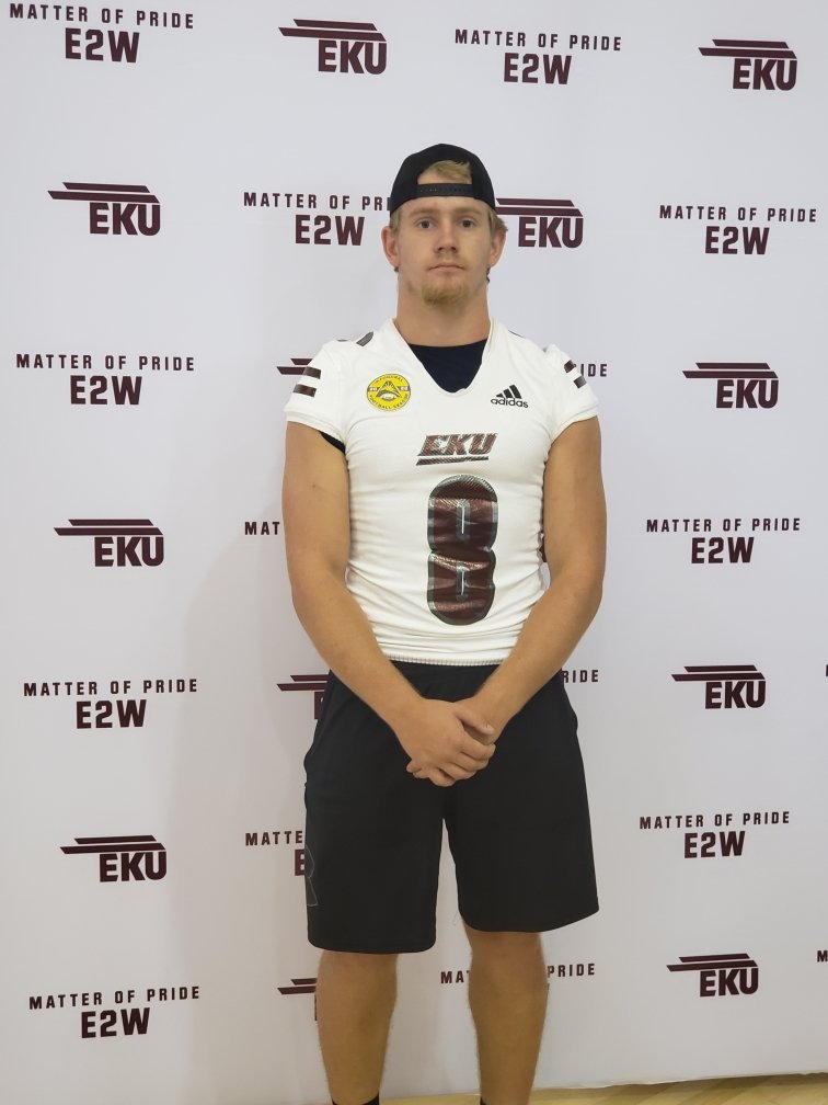 MattRat2024's tweet photo. Had a great time yesterday @EKUFootball @eku #27ratcliffe #NLAT @TPW_CUNNINGHAM @fchsrebelsfb @CSAPrepStar https://t.co/Ek4dDCpkt6