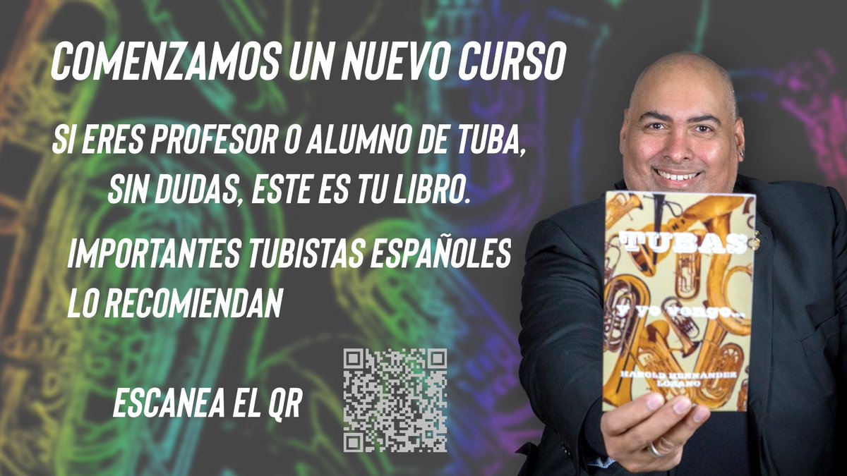 haroldtuba's tweet photo. “Este libro es una adición importante y necesaria a los escasos recursos académicos de la comunidad hispana sobre la tuba y lo recomiendo encarecidamente a todos los profesores y estudiantes de tuba que hablen (o lean) español en todo el mundo” ITEAJOURNAL Winter Vol.49,N°2 https://t.co/9RCeW4NNFf