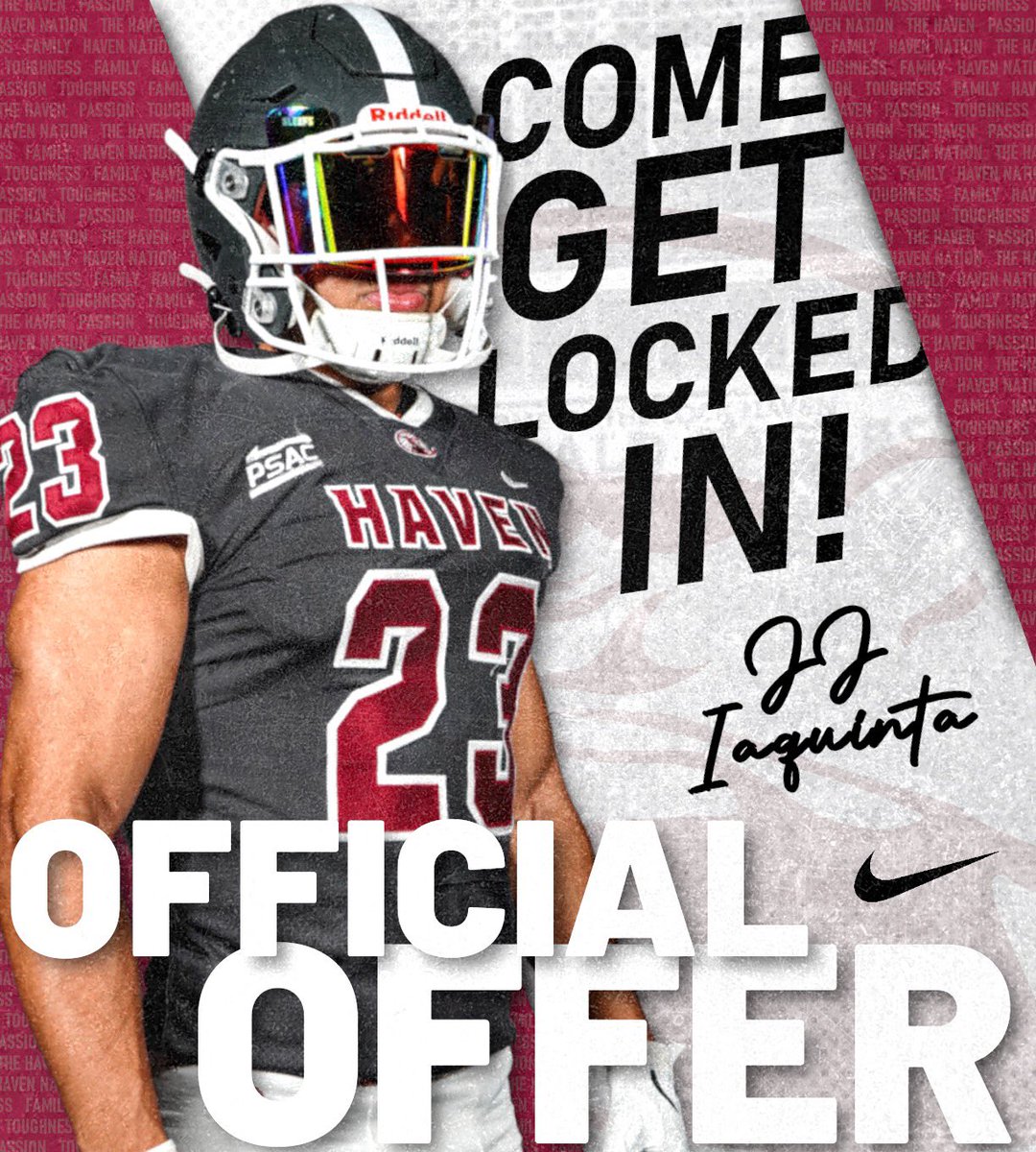 JJ Iaquinta (@coachiaquinta) on Twitter photo After a great conversation with <a href="/CoachNVoorhees/">Nick Voorhees</a> I am greatful to receive an offer to Lock Haven University. Can not wait to come up to visit soon. <a href="/WPIAL_Blitz/">WPIAL Blitz</a> <a href="/NCtrojansFB/">NORTH CATHOLIC FOOTBALL</a> <a href="/NCTrojanArmy/">North Catholic Trojan Army</a> <a href="/wpialsportsnews/">WPIAL Sportsmen</a> <a href="/thelab_sp/">The Lab™ 𝘚𝘱𝘰𝘳𝘵𝘴 𝘗𝘦𝘳𝘧𝘰𝘳𝘮𝘢𝘯𝘤𝘦 🧪</a> <a href="/coachtricketts/">Thomas Ricketts III</a> @PRZPAvic <a href="/Cover3_ATH/">Cover Three Athletics</a> After a great conversation with <a href="/CoachNVoorhees/">Nick Voorhees</a> I am greatful to receive an offer to Lock Haven University. Can not wait to come up to visit soon. <a href="/WPIAL_Blitz/">WPIAL Blitz</a> <a href="/NCtrojansFB/">NORTH CATHOLIC FOOTBALL</a> <a href="/NCTrojanArmy/">North Catholic Trojan Army</a> <a href="/wpialsportsnews/">WPIAL Sportsmen</a> <a href="/thelab_sp/">The Lab™ 𝘚𝘱𝘰𝘳𝘵𝘴 𝘗𝘦𝘳𝘧𝘰𝘳𝘮𝘢𝘯𝘤𝘦 🧪</a> <a href="/coachtricketts/">Thomas Ricketts III</a> @PRZPAvic <a href="/Cover3_ATH/">Cover Three Athletics</a>