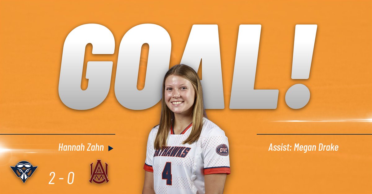 . (@ethan_reclaim) on Twitter photo SOC: GOAL SKYHAWKS! Hannah Zahn's first goal of the season extends the <a href="/UTMartinSoccer/">UT Martin Women's Soccer</a> lead out to 2-0 over Alabama A&M with 4:01 left to play! SOC: GOAL SKYHAWKS! Hannah Zahn's first goal of the season extends the <a href="/UTMartinSoccer/">UT Martin Women's Soccer</a> lead out to 2-0 over Alabama A&M with 4:01 left to play!