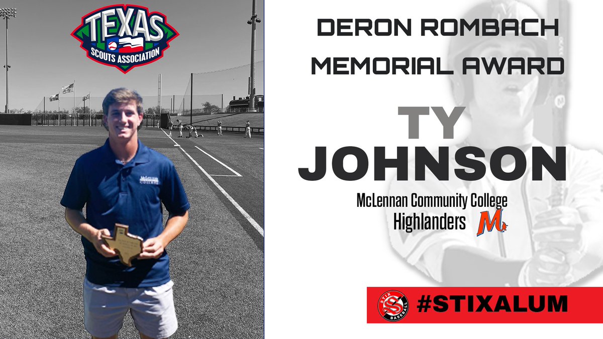 Congratulations to Stix Alum 
Ty Johnson for being presented with the Deron Rombach Memorial Award. The award was given by the Texas Scouts Association!!

#STIXALUM | #STIXFAM