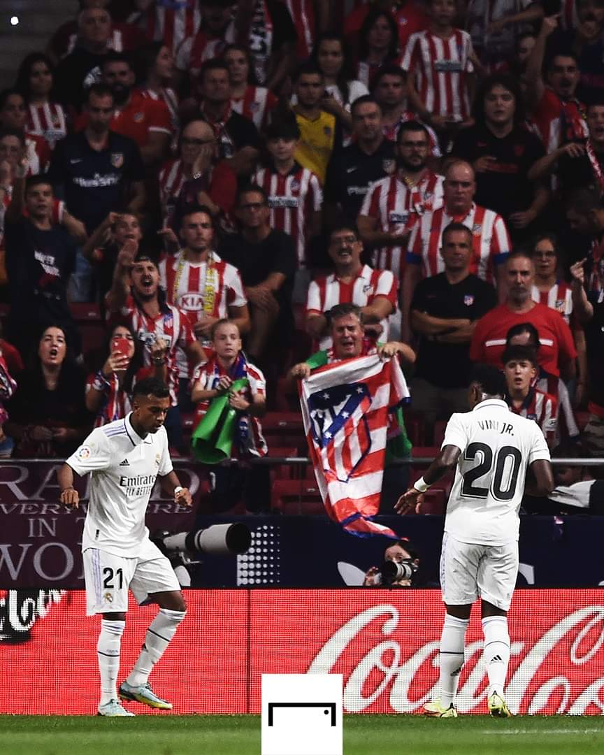 IssameTou's tweet photo. #RealMadrid on fire 🔥🔥🔥
What do u Think about this match and thé score???

#HalaMadrid #modric #Valverde #tchouaméni #vinijr #BailaViniBaila #ريال_مدريد #ريال_مدريد_اتلتيكومدريد #AtletiRealMadrid https://t.co/ffIjlrBLlR