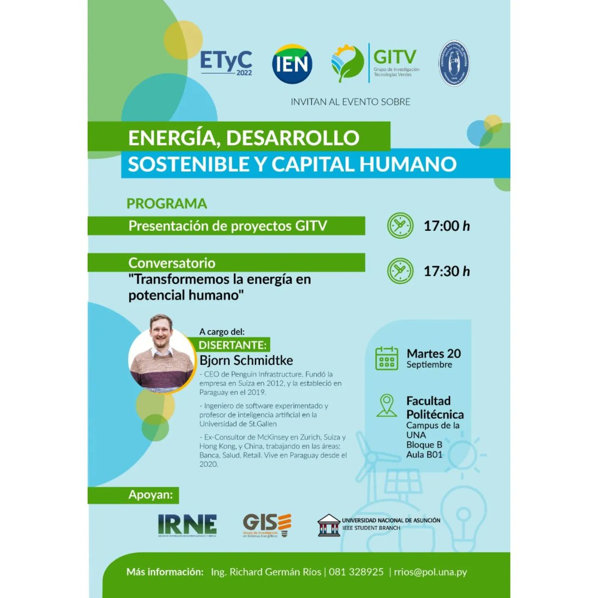 IEEEUNA's tweet photo. |Actividades de la ETyC que apoya IEEE UNA|

Te invitamos a formar parte de las actividades a ser desarrolladas en la ETyC en su edición 2022.

#ieeeuna #ETyC2022 #IEEECS #ieeestudents https://t.co/jt0EuaSLOw