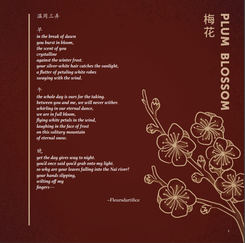 My Plum Blossom themed poem for 
<a href="/shlzine/">Siji Hua - A Word of Honor Zine - FREE PDF RELEASE</a>
 
Graphics by 
@angelic_cursed 

#山河令 #温周 

Links  ⬇️