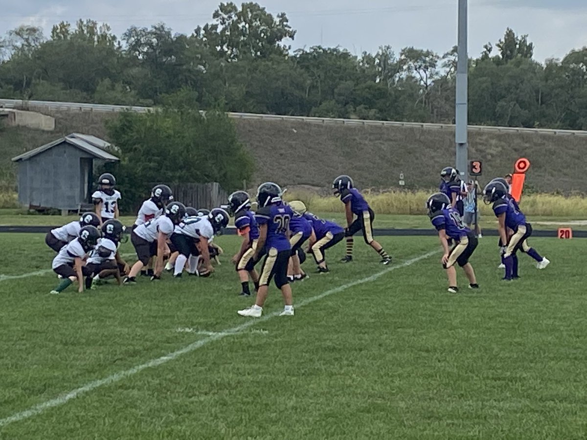 Nice win by our 3rd &amp; 4th grade team, beating the Rebels from Syracuse 20-0!  Go Lions!!