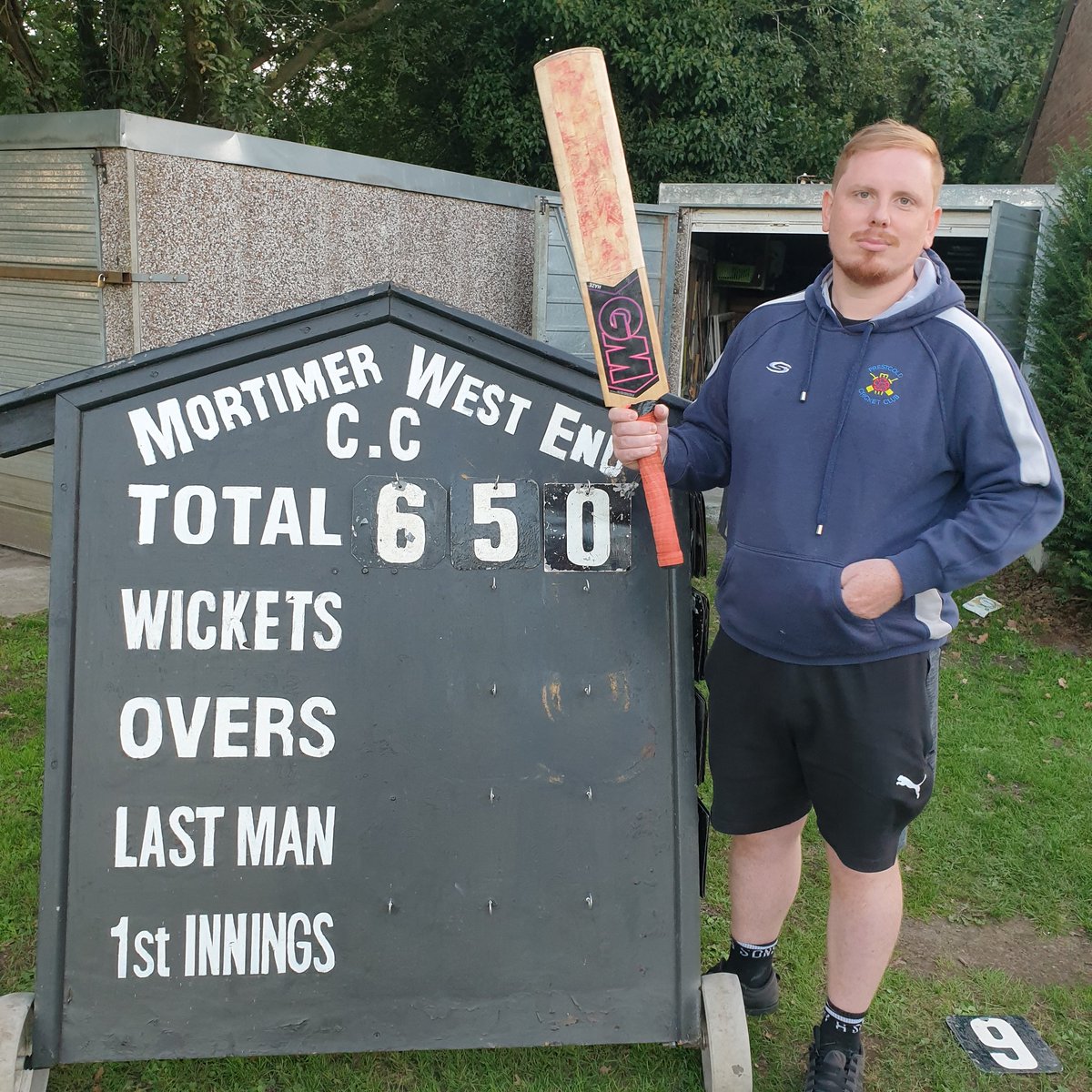 PrestcoldCC's tweet photo. The Run Machine @ChazMayhew leading the way again this season, and doing do in style with an average of fifty #batted #bigruns #🍊 https://t.co/rFDy6AdYDA