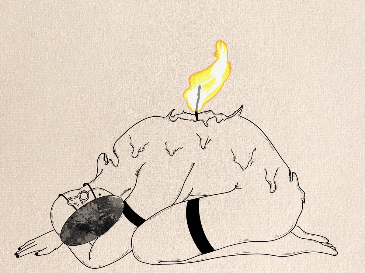 Izzyalright's tweet photo. Burn out.. https://t.co/W8q7Jw2GAw