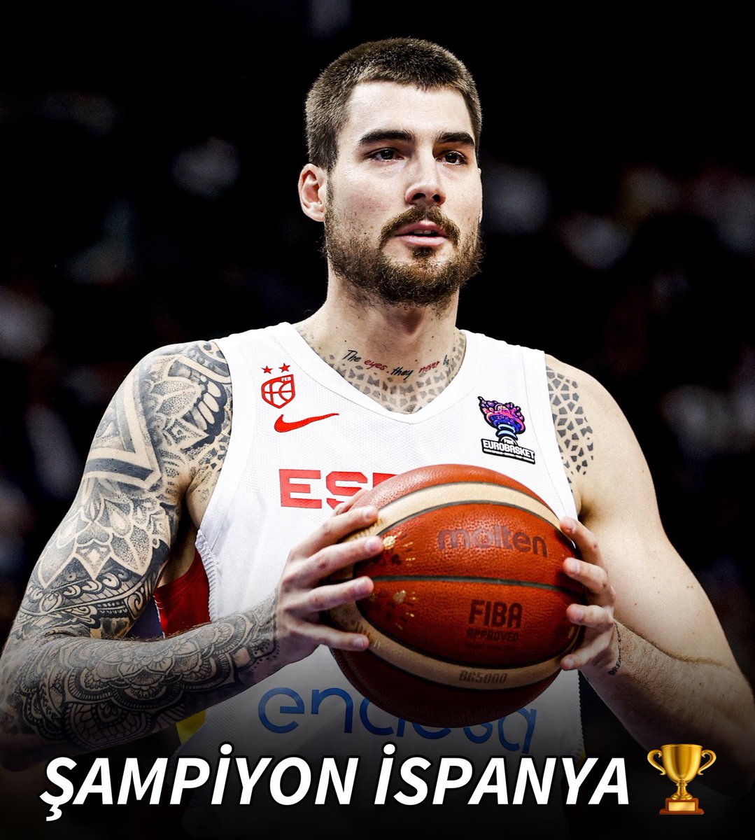 EUROBASKET ŞAMPİYONU: 

🏆 İSPANYA