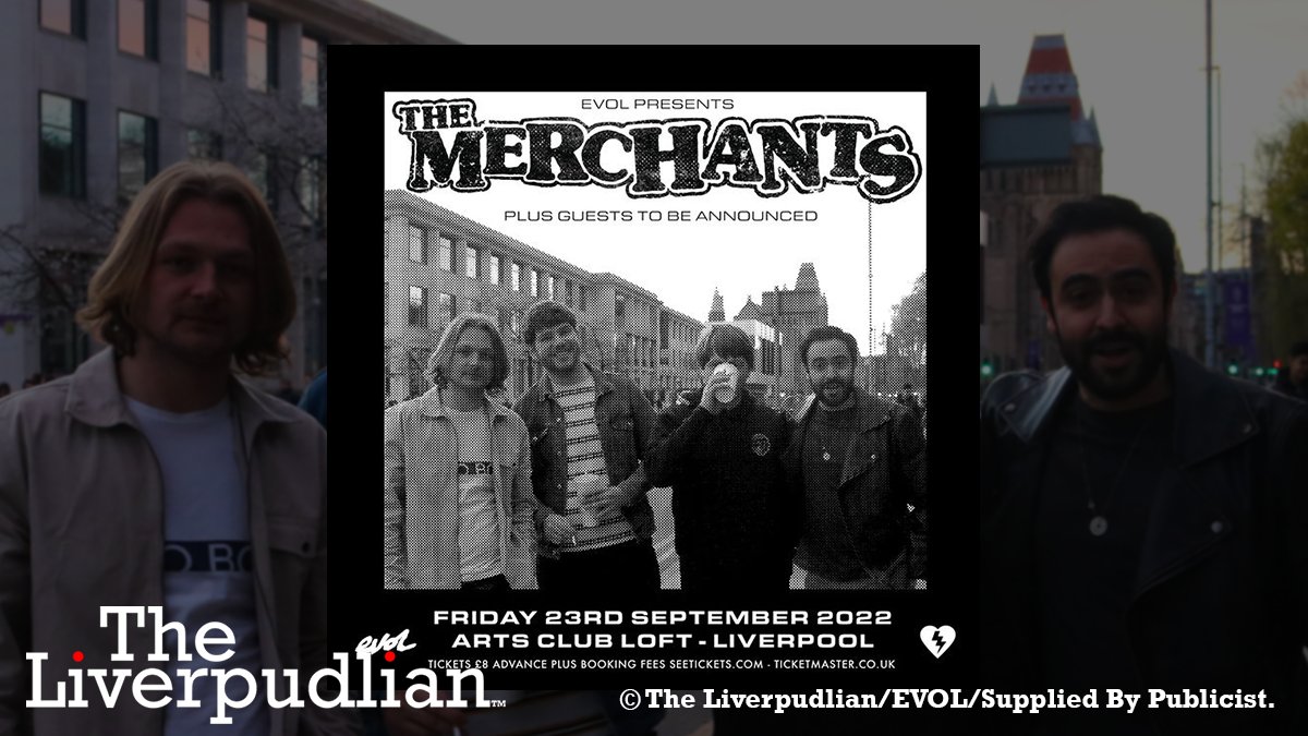 LiverpudlianUK's tweet photo. 🎵 The Merchants will be playing their biggest Headline Gig to date at the East Village Arts Club this coming Friday the 23rd of September!
👉 Get your tickets here: https://t.co/SQOg4bMhKn
📷 Credit: The Liverpudlian.
⚡ #TheLiverpudlian #LiverpoolCityRegion #TheMerchants https://t.co/c4NkMqTZJZ