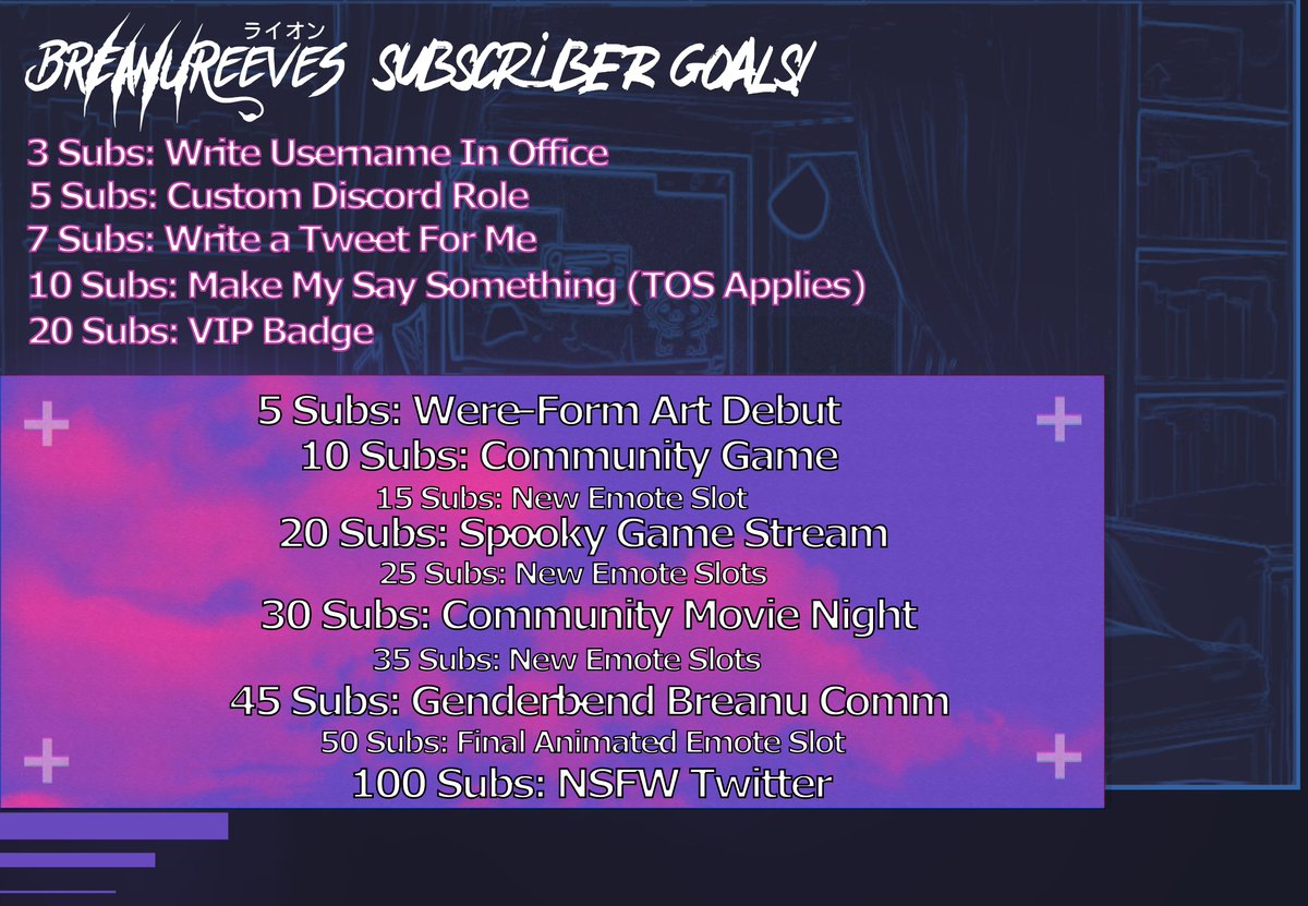 Breanu 🌕🦁 Were-Lion VTuber tweet media