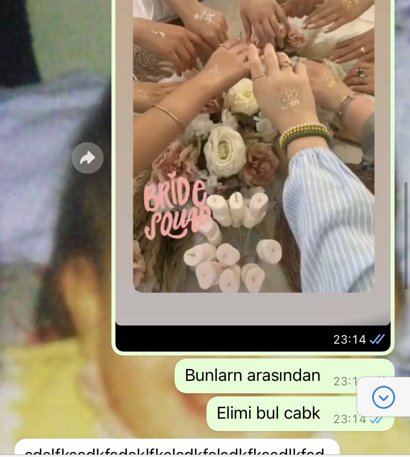 Yok canım ben öyle diğer kızlar gibi darlamam