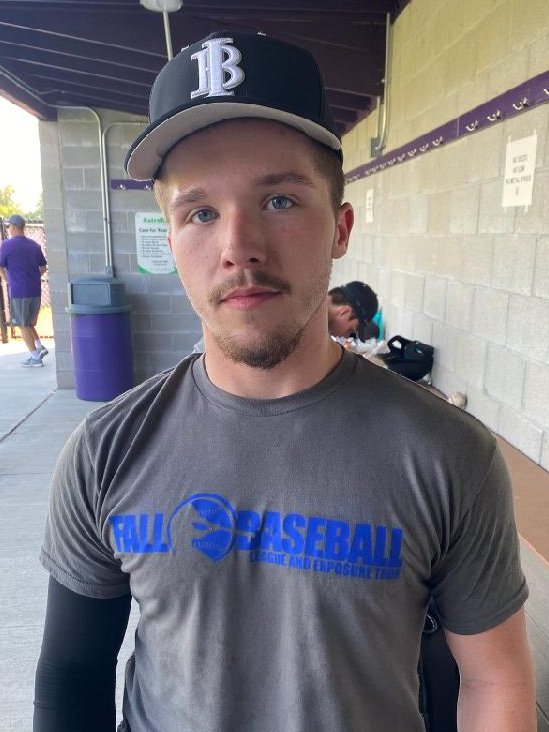 HSFBL's tweet photo. 𝗛𝗦𝗙𝗕𝗟 - 𝗣𝗹𝗮𝘆𝗲𝗿 𝗼𝗳 𝘁𝗵𝗲 𝗚𝗮𝗺𝗲

2023 | Jacob Tedrow | 1B/RHP | Loogootee High School

Does some work at the plate today! He contributes in a big way to his team's victory with 2 base hits and 3 RBIs!

#HSFBL #BloomingtonFallBall https://t.co/2VFb6nsZOy