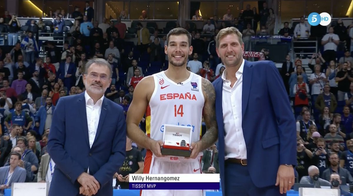 GIGANTESbasket's tweet photo. WILLY HERNANGÓMEZ

¡¡¡MVP DEL EUROBASKET!!! ❤️‍🔥

#Eurobasket | @Eurobasket https://t.co/rWjh5YwYlE