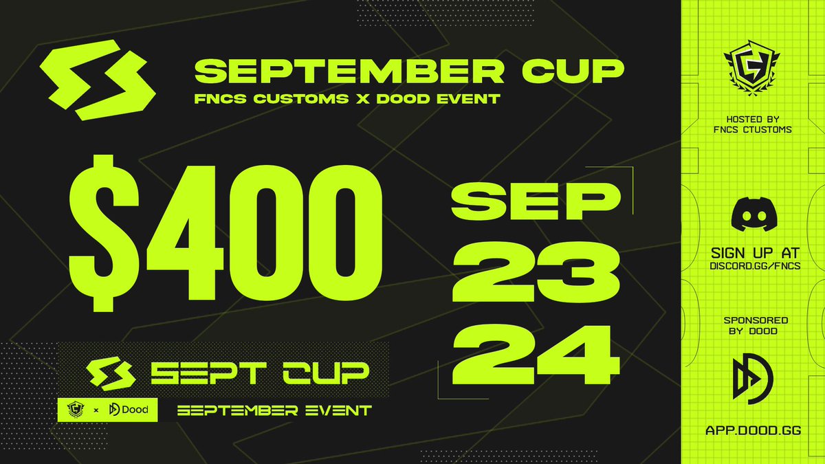 FNCS Customs tweet media