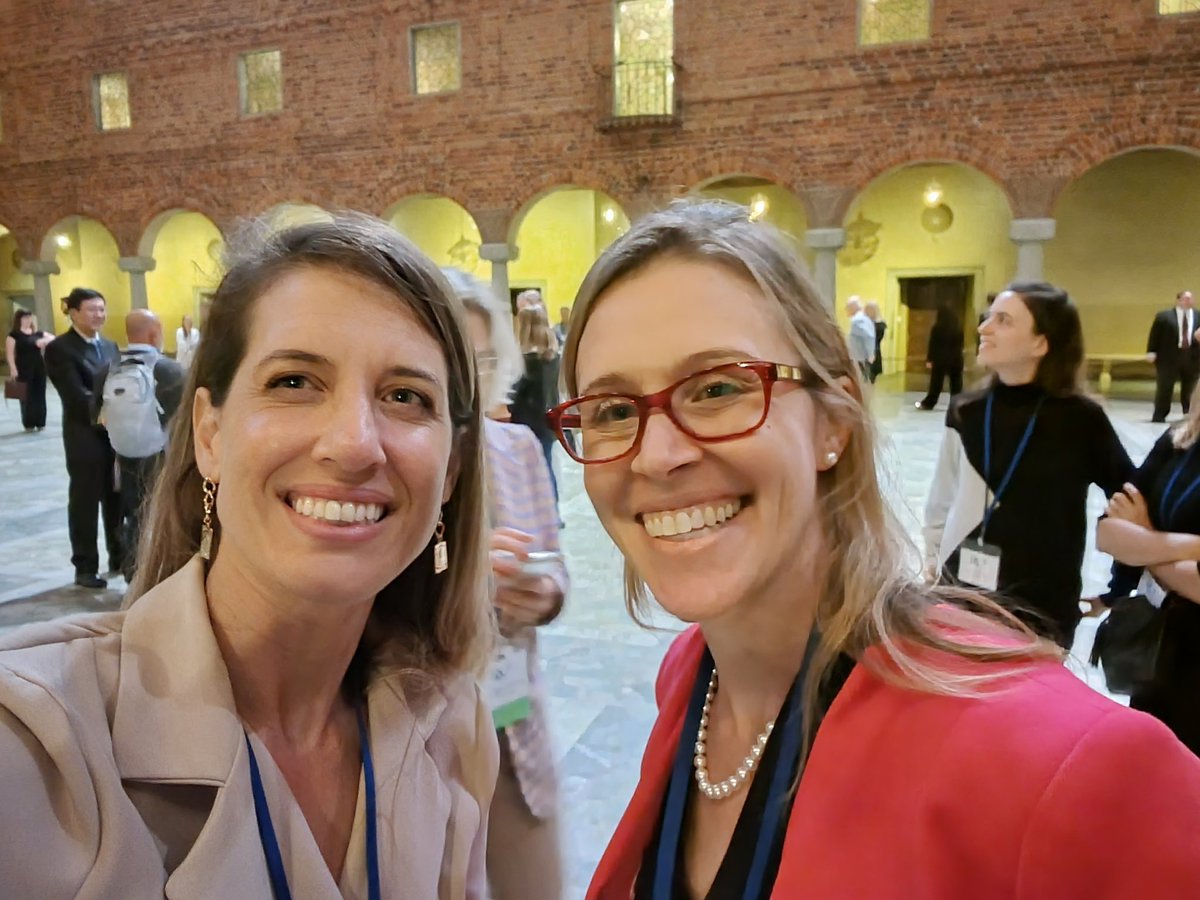 What a great day at #HSMtg2022! I was so honored to speak in the same session with the great <a href="/Mjordanlab/">THE Michael Jordan of HLH</a> <a href="/NiraliShahMD/">Nirali Shah</a> and present our #adultHLH working groups project <a href="/GauravGoyalMD/">Gaurav Goyal</a>! A great day wrap up at the HS reception at the city hall! #Stockholm2022 #HLH #histiocytosis