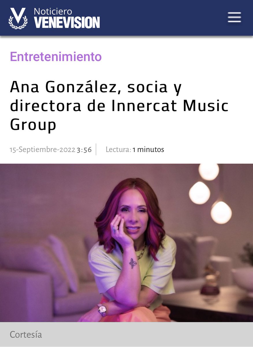 angelyrosich's tweet photo. #anagonzalez #innercat #venevision #latinbillboard #mesdelahispanidad https://t.co/H3PmEzto4M