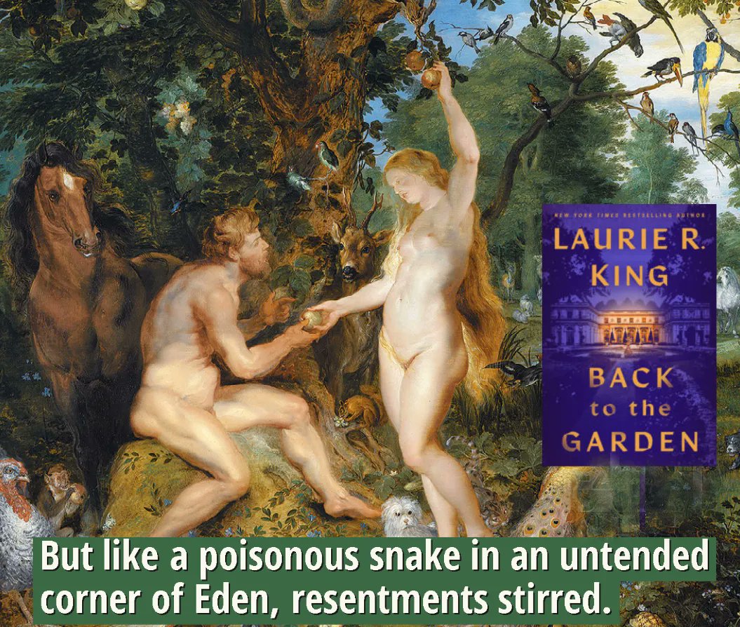 BACK TO THE GARDEN
#LaurieRKing 
bit.ly/3Lop53W