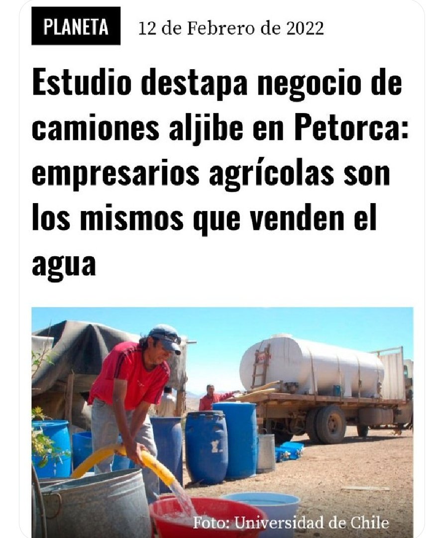 chile_espanol's tweet photo. 🔴 Noticias para reír y/o llorar. #Petorca https://t.co/hk33G6AmVe