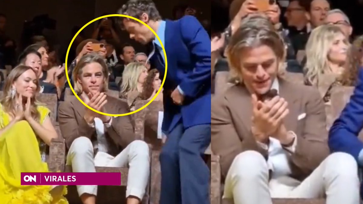 canal11hn's tweet photo. VIDEO | ¿Harry Styles escupió a Chris Pine?, juzgue usted mismo
Mira el video aquí: https://t.co/MnpAZQwqU4
#HarryStyles #ChrisPine #escupe https://t.co/7uoFc4t6ti