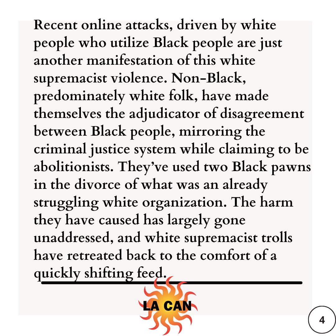 LACANetwork's tweet photo. Our response to the recent online attack. 1/3 https://t.co/peRiRcpmKe