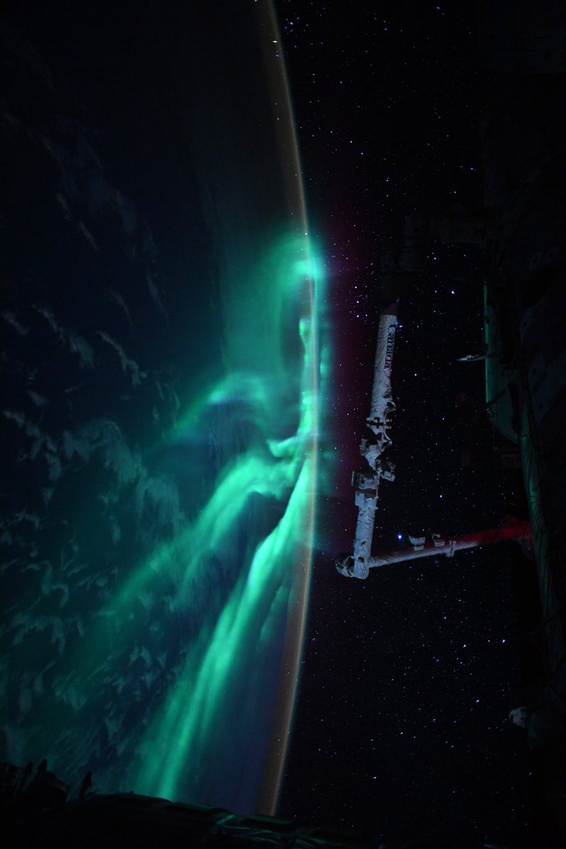 Northern Lights from the ISS!