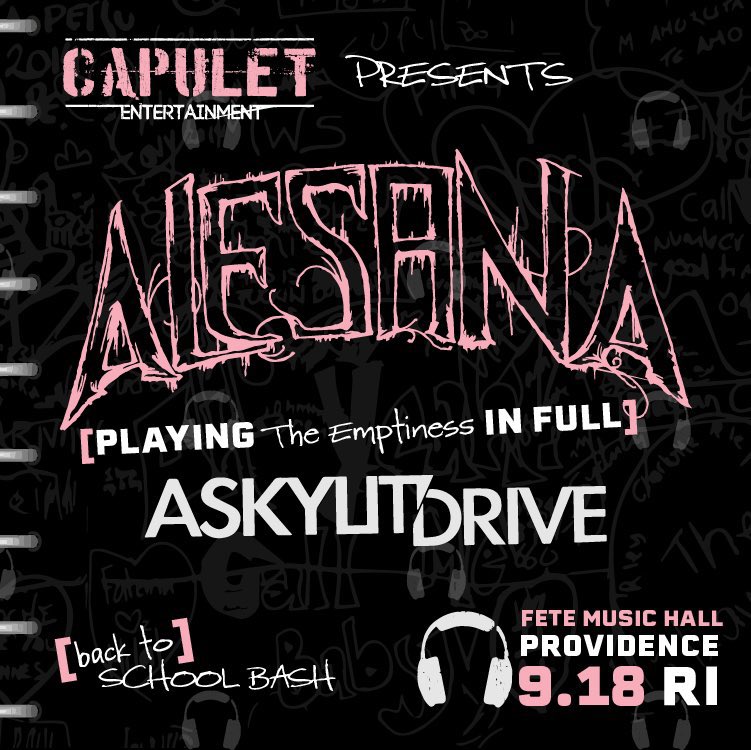 Alesana (@alesana) on Twitter photo SEPTEMBER 18TH! Come rock with us at the Back to School Bash at <a href="/fetemusic/">Fete Music Hall</a> with <a href="/ASkylitDrive/">A Skylit Drive</a>! Tickets are still available, so grab yours before it’s too late 🤘🏼
bit.ly/3pcHiaE SEPTEMBER 18TH! Come rock with us at the Back to School Bash at <a href="/fetemusic/">Fete Music Hall</a> with <a href="/ASkylitDrive/">A Skylit Drive</a>! Tickets are still available, so grab yours before it’s too late 🤘🏼
bit.ly/3pcHiaE