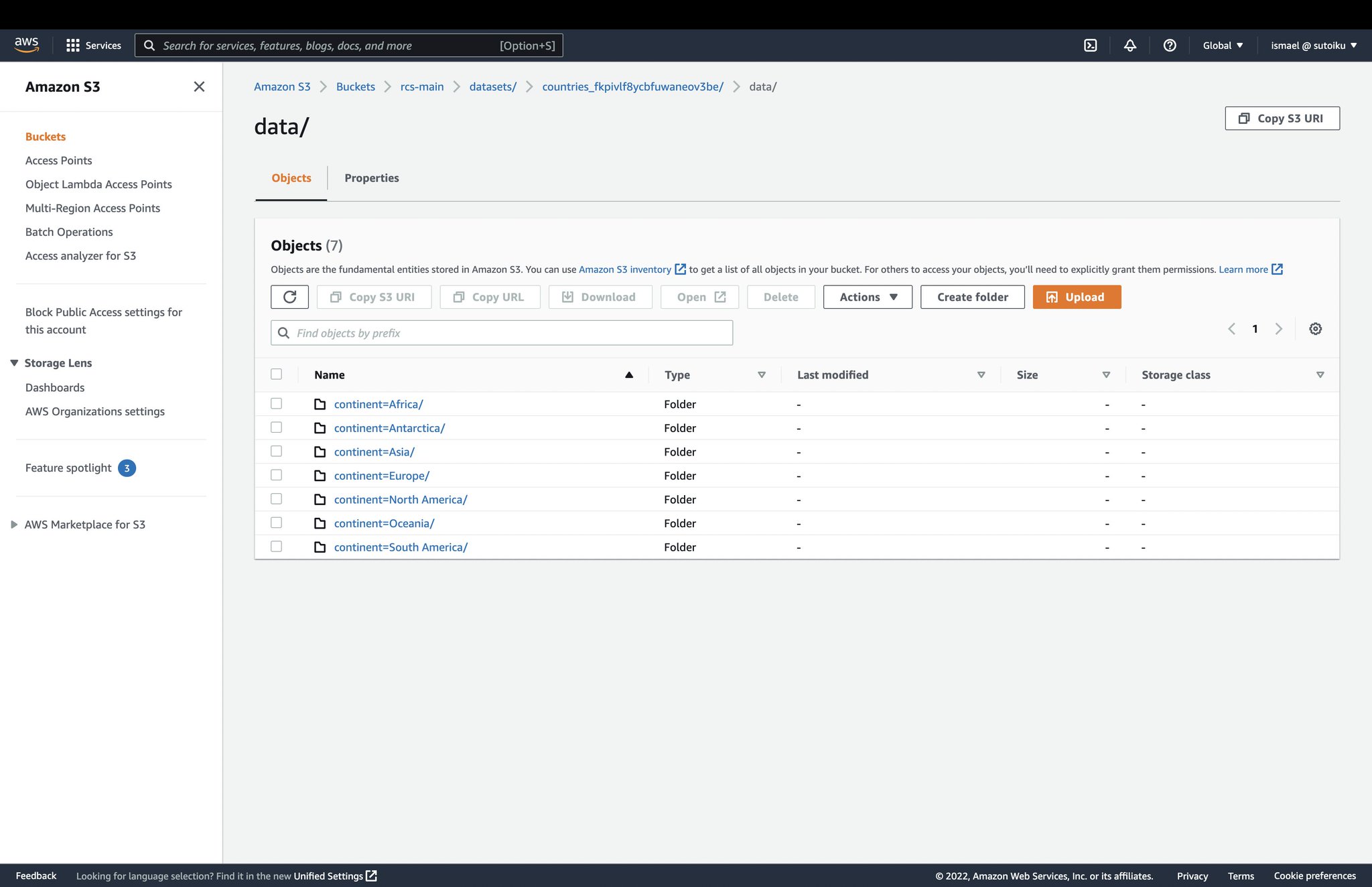 Ismael Ghalimi on Twitter "Here are the files on S3, using Hive