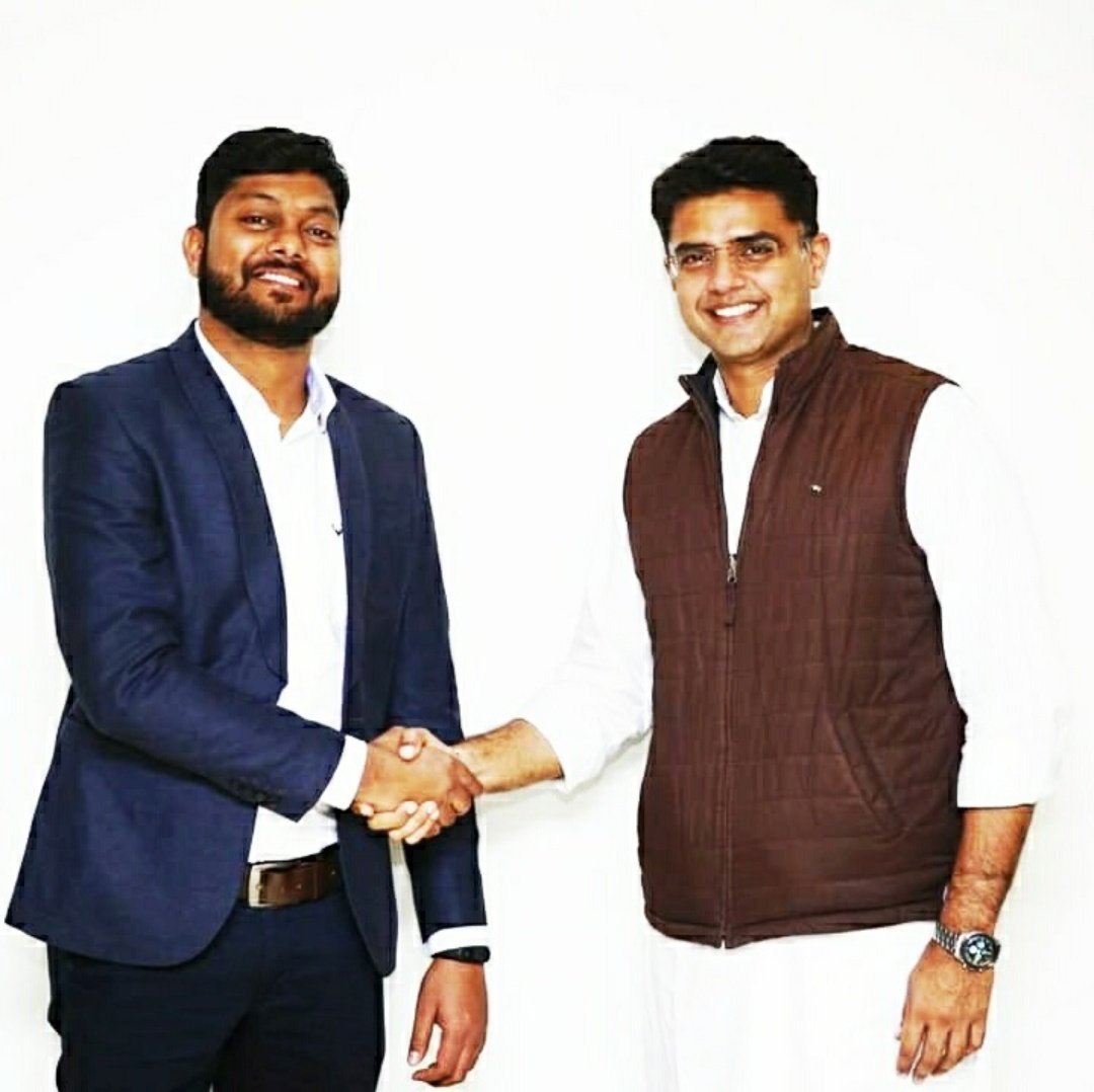 राजस्थान के पूर्व उपमुख्यमंत्री व कांग्रेस पार्टी के लोकप्रिय नेता आदरणीय श्री <a href="/SachinPilot/">Sachin Pilot</a> जी को जन्मदिन की अनंत शुभकामनाएं।