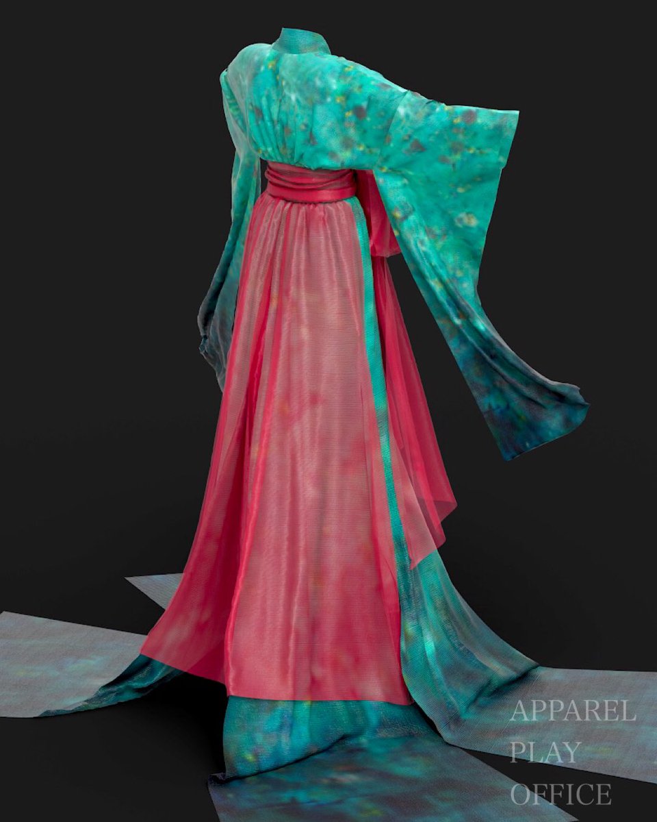 playroom_mg's tweet photo. 前後は、こんな感じ
#3Dモデリング #パタンナー #アパレル3dモデリング #kimono3D #着物 #姫シリーズ #姫と言うか女神 #淤加美神 #龍神 #日出処 #Japaneseculture #3DCG #バーチャルファッション #Virtualfashion #CLO #APEXFiz #PatternMagic2 #CAD https://t.co/eeYxzAu1aO
