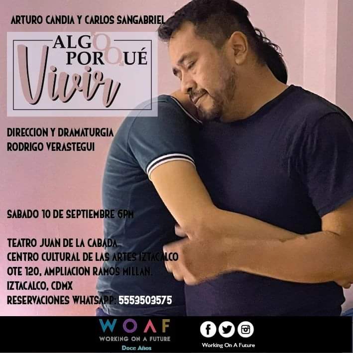 Este sábado tenemos nuestra 2da función de #Algoporquevivir🏳️‍🌈 con @harryveg &amp; <a href="/SanGabriel_JC/">Juan Carlos</a> en #CentroCulturaldelasArtesIztacalco 
Te esperamos a las 6pm.
🎫: algoporquevivir.boletopolis.com
Aprovecha la preventa en $100.
<a href="/OsosMusculososM/">Osos Musculosos 🇲🇽 #OMM</a>