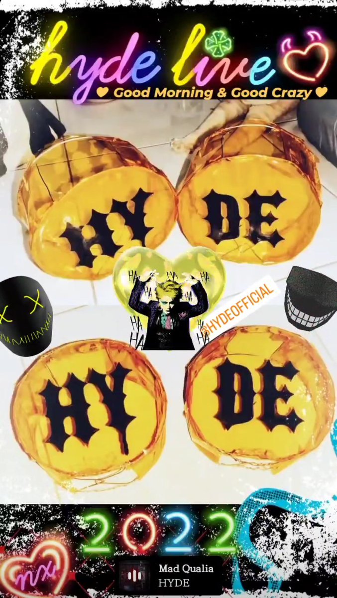 nistx_'s tweet photo. 🌞 Good Morning & Have a Good Crazy #HYDELIVE2022❣️👯♀️👑✨💛🔥💛🔥✨
🌀 _ 🌀🖤❤️💚💛💜✨
*cheering from afar*
💖 × #HYDE #TEAMHYDE × 💖
#hydeist #love
💀
❤️
x https://t.co/RDvuNNPLjd
