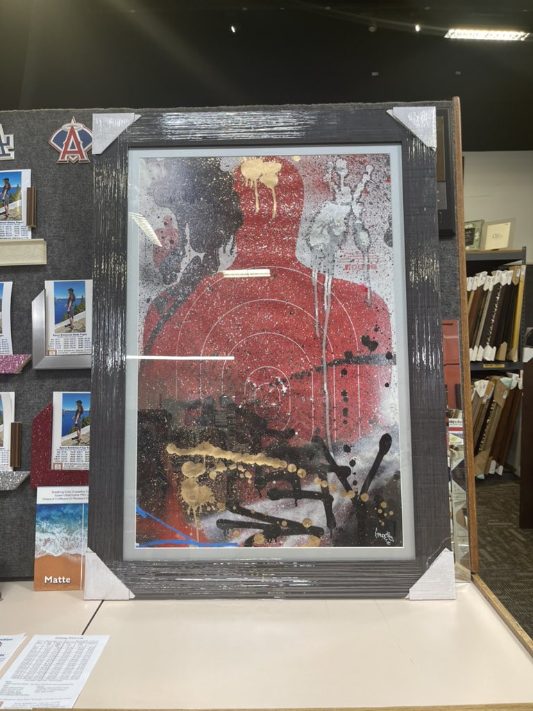 All framed up and ready to be displayed. <a href="/TheRealAmuse126/">AMUSE126</a> <a href="/iamstephenbliss/">stephen bliss</a> @fearcitynft