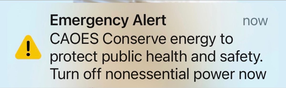 KTLA's tweet image. BREAKING: #California Governor's Office of Emergency Management Services issues an alert calling for the immediate reduction of electricity use. #heatwave
