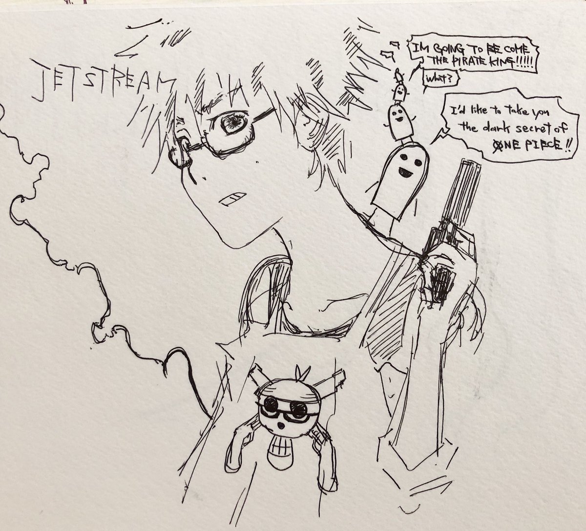 うーん、言ってる事が意味わかんねぇ。
これぞ落書きって感じ。

全くキリがないのでそろそろ終わりにします。
朝から失礼しました〜😂 