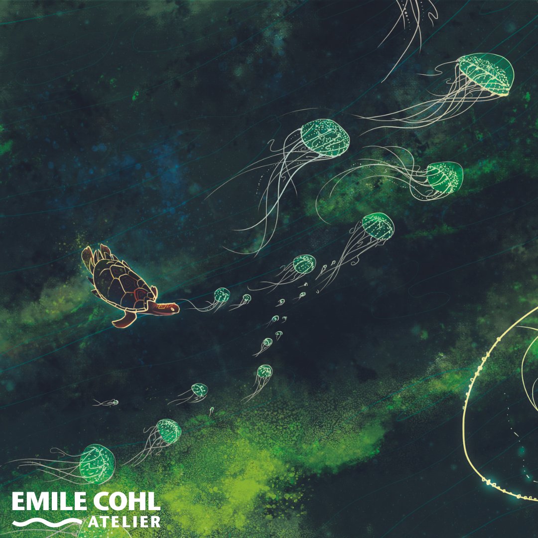Emile_Cohl_LA's tweet photo. Amazing illustration by former Cohl student Mathlide Eysseric taking us to another world 🐢

@ecoleemilecohl

#illustration #drawingclass #artschool #emilecohlatelier #animationdesign https://t.co/G8aT9zJ5L9