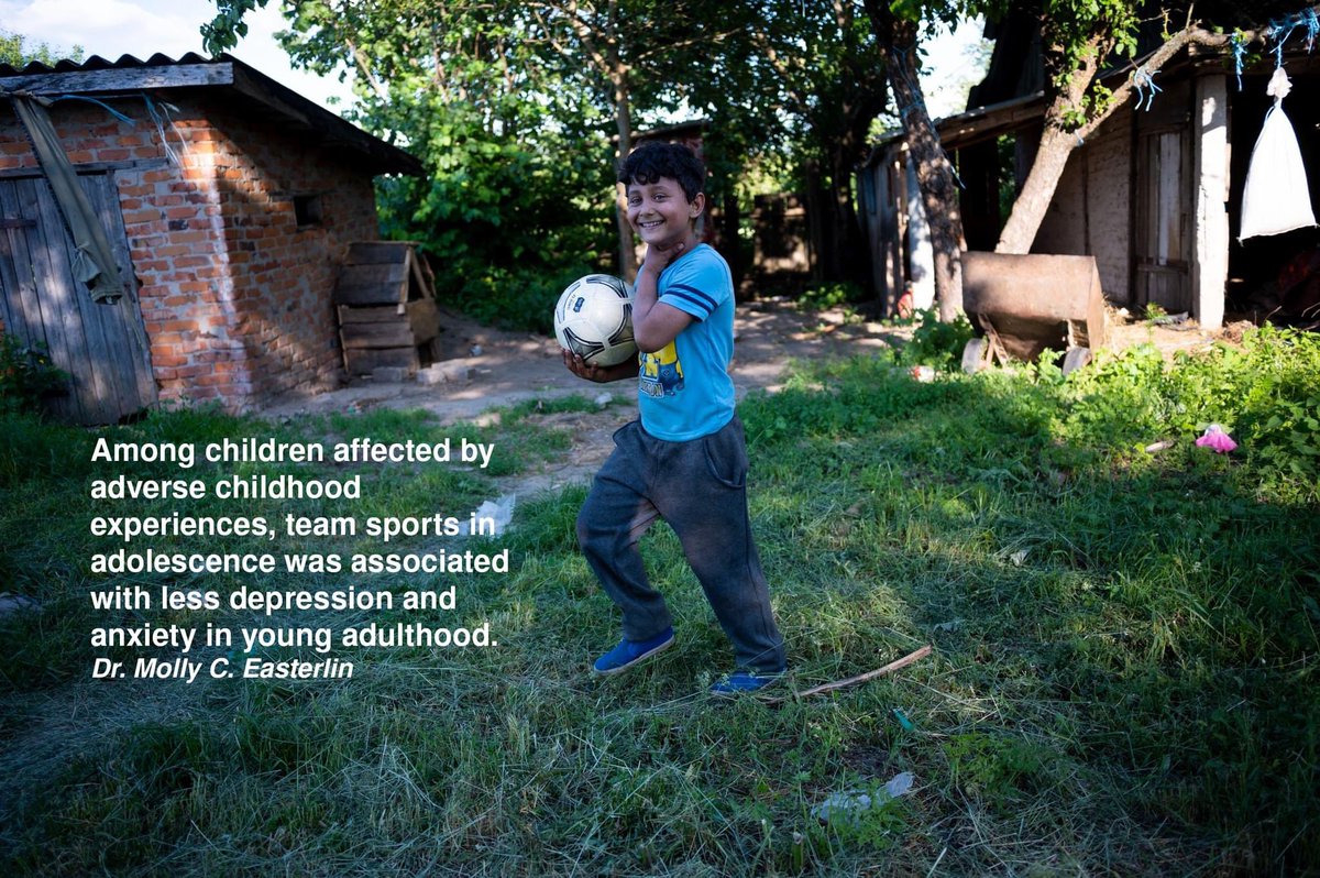 novicommunity's tweet photo. Sports is good for everyone. Research shows that team sports is especially good for traumatized children. This is why doing sports and arranging sports camps are part of our work with children. Here, a happy boy with his football in Eastern #Ukraine #thenovicommunity https://t.co/titmSeBRR2